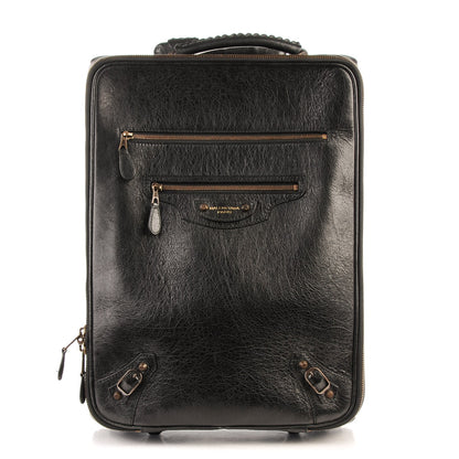 Balenciaga Agneau Classic Hardware Voyage Carry On Trolley Black 1 of 8