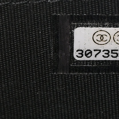 Chanel Calfskin Quilted Mini Maxi Pearls Wallet On Chain WOC Black 7 of 10