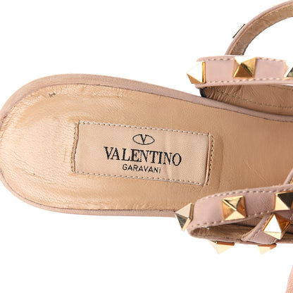 Valentino Garavani Patent Nappa Rockstud Ankle Strap 100mm Pumps 39 Black Poudre 11 of 11