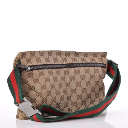Gucci Monogram Web Belt Bag Dark Brown 3 of 7
