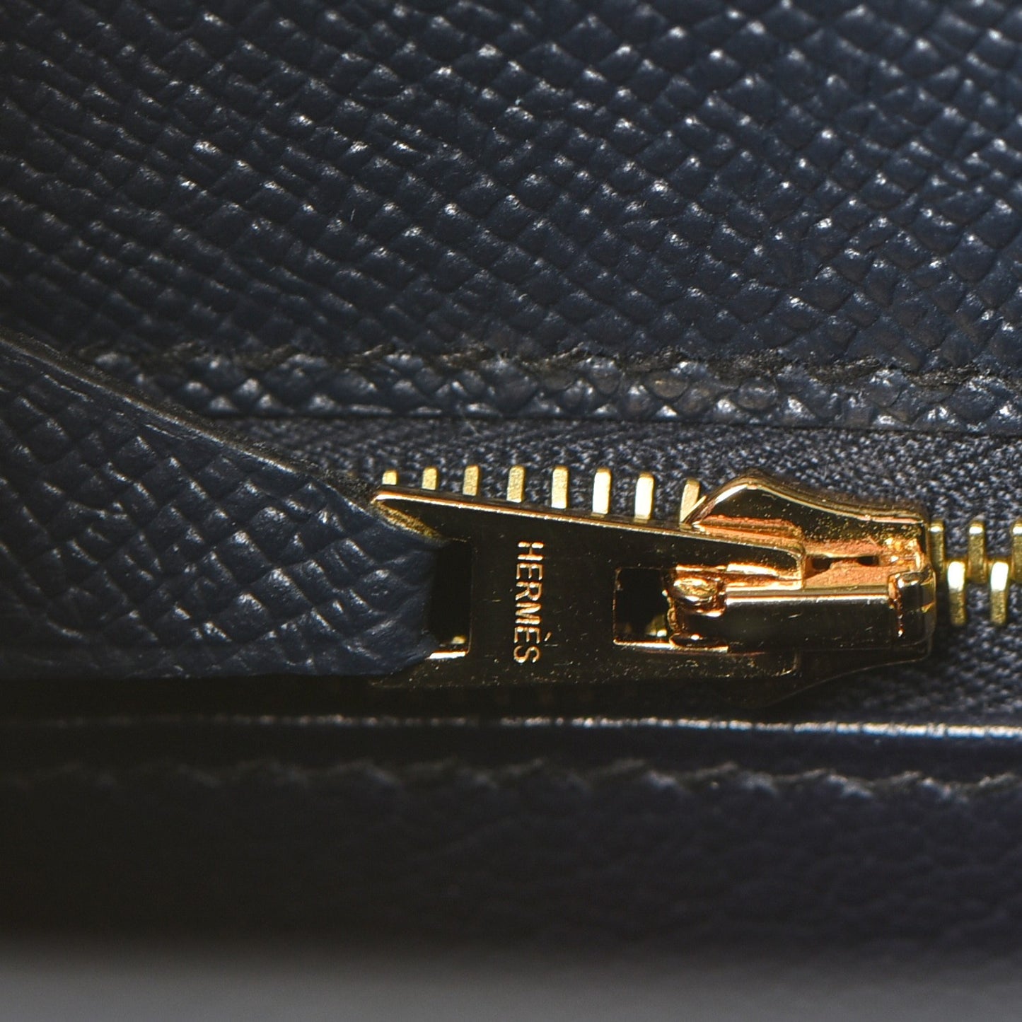 Epsom Kelly Sellier 28 Bleu Indigo