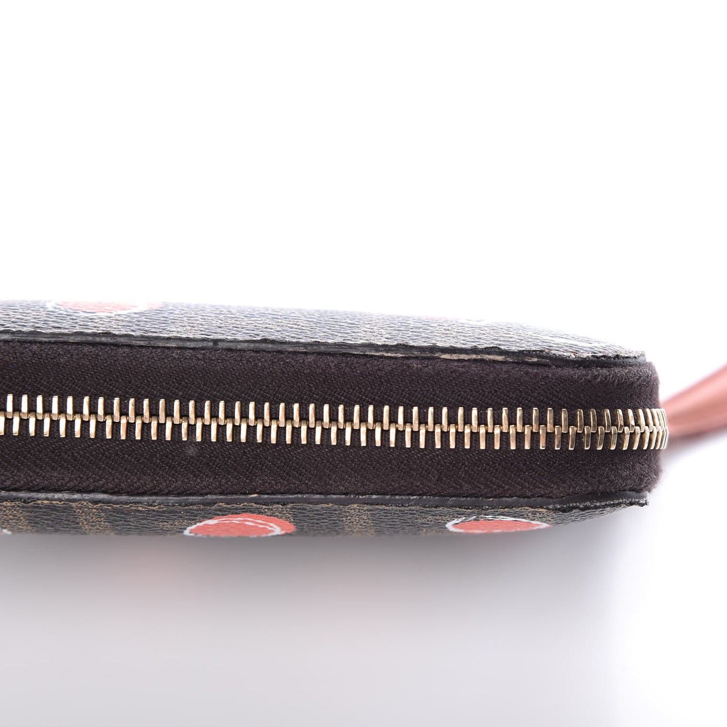 Zucca Spalmati Saint Bamboline Zip Around Wallet Tobacco