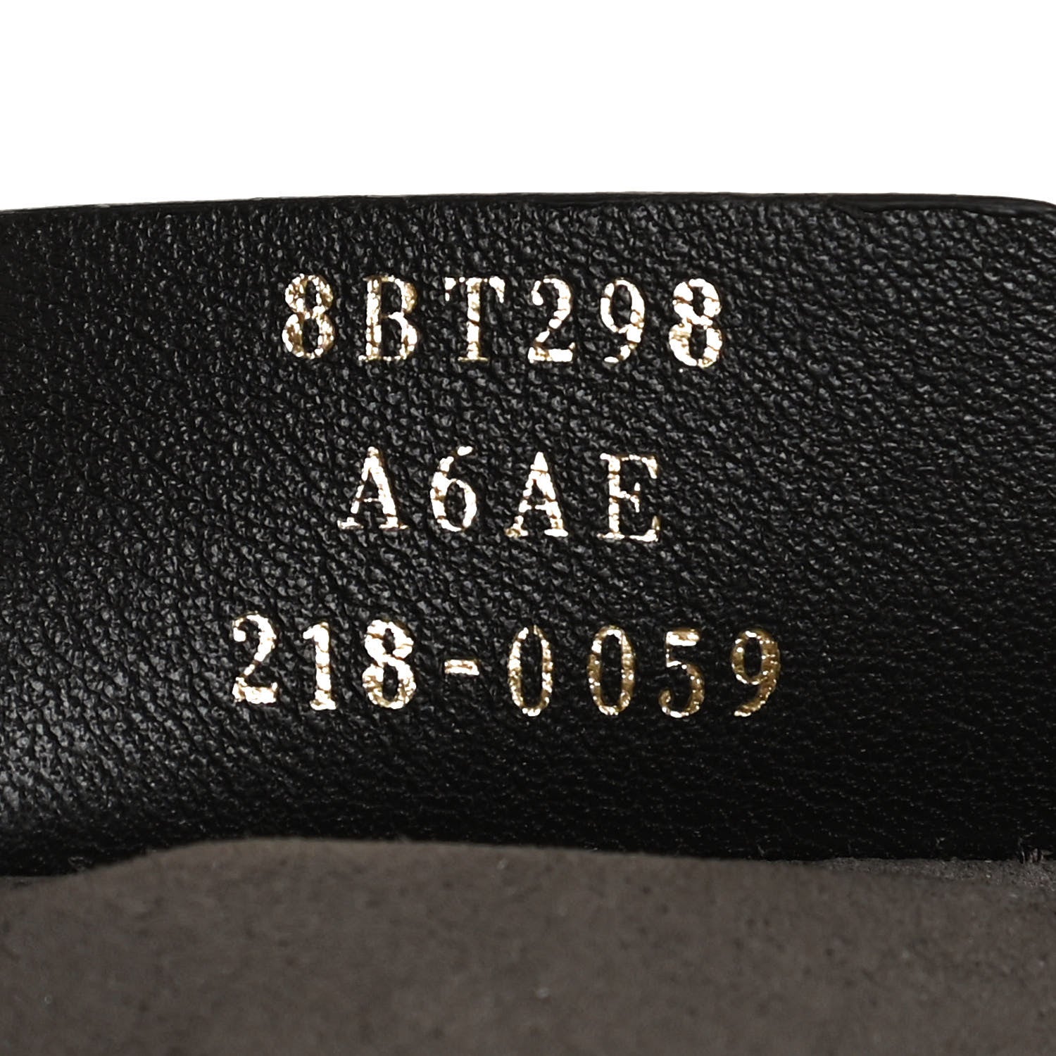 Fendi Vitello Grace F is Fendi Bi-Color FF 1974 Embossed Grande Mon Tresor Bucket Bag Maya Black Fragola 7 of 14