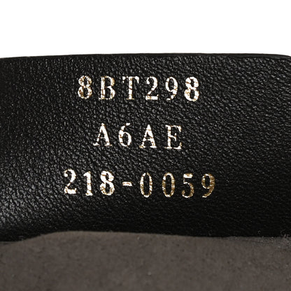 Fendi Vitello Grace F is Fendi Bi-Color FF 1974 Embossed Grande Mon Tresor Bucket Bag Maya Black Fragola 7 of 14