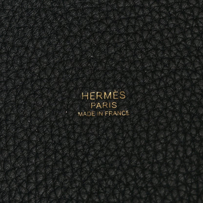Hermes Taurillon Clemence Picotin Lock 22 MM Black 6 of 10