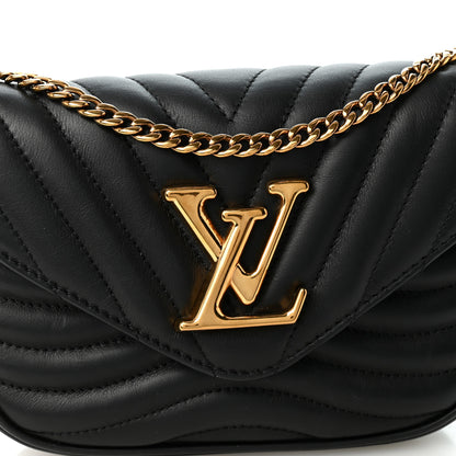 Louis Vuitton Calfskin New Wave Multi Pochette Black 7 of 10