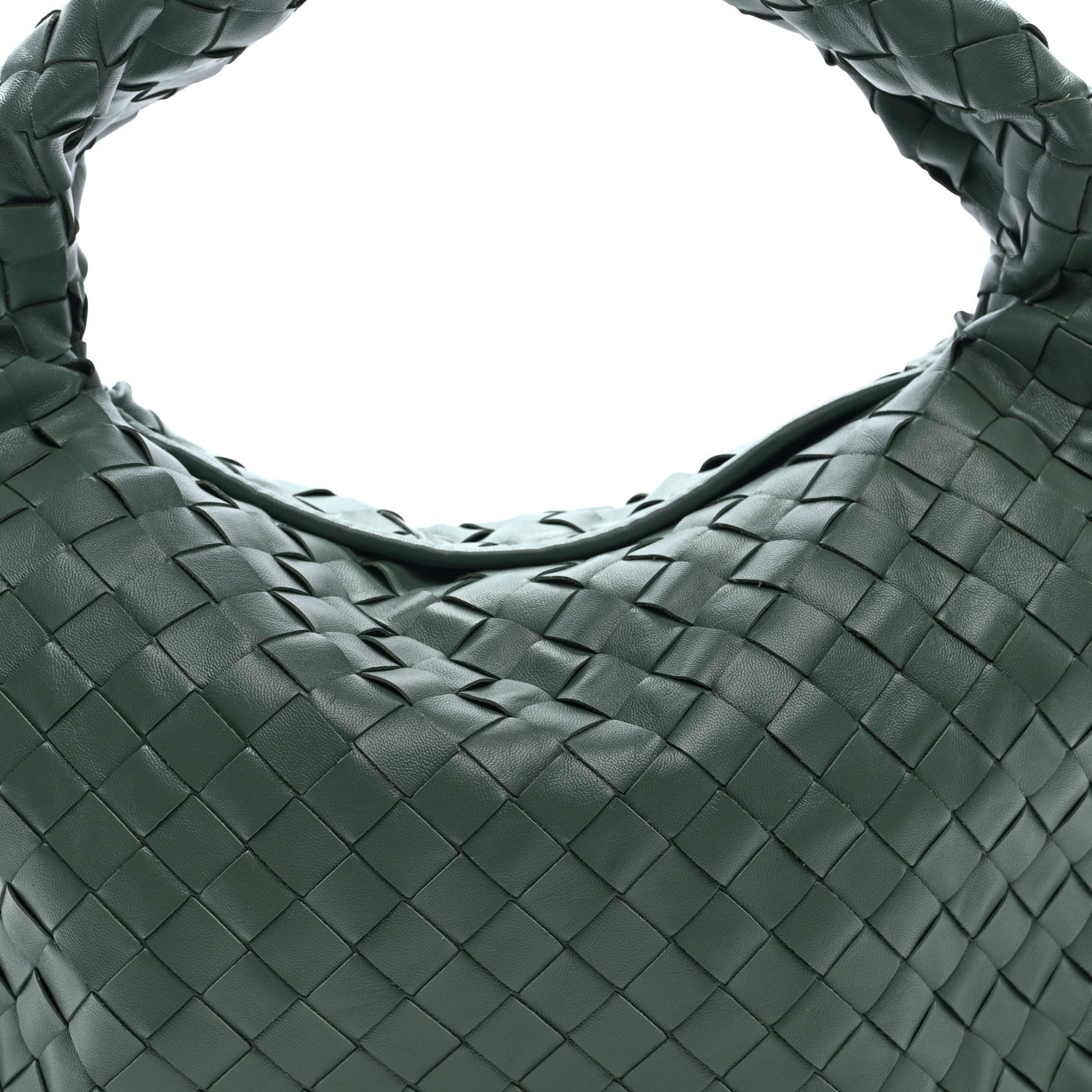 Bottega Veneta Nappa Intrecciato Small Hop Aloe 7 of 9