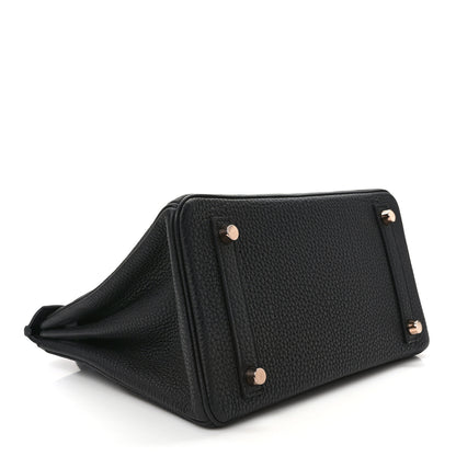 Hermes Togo Birkin 25 Black 4 of 10