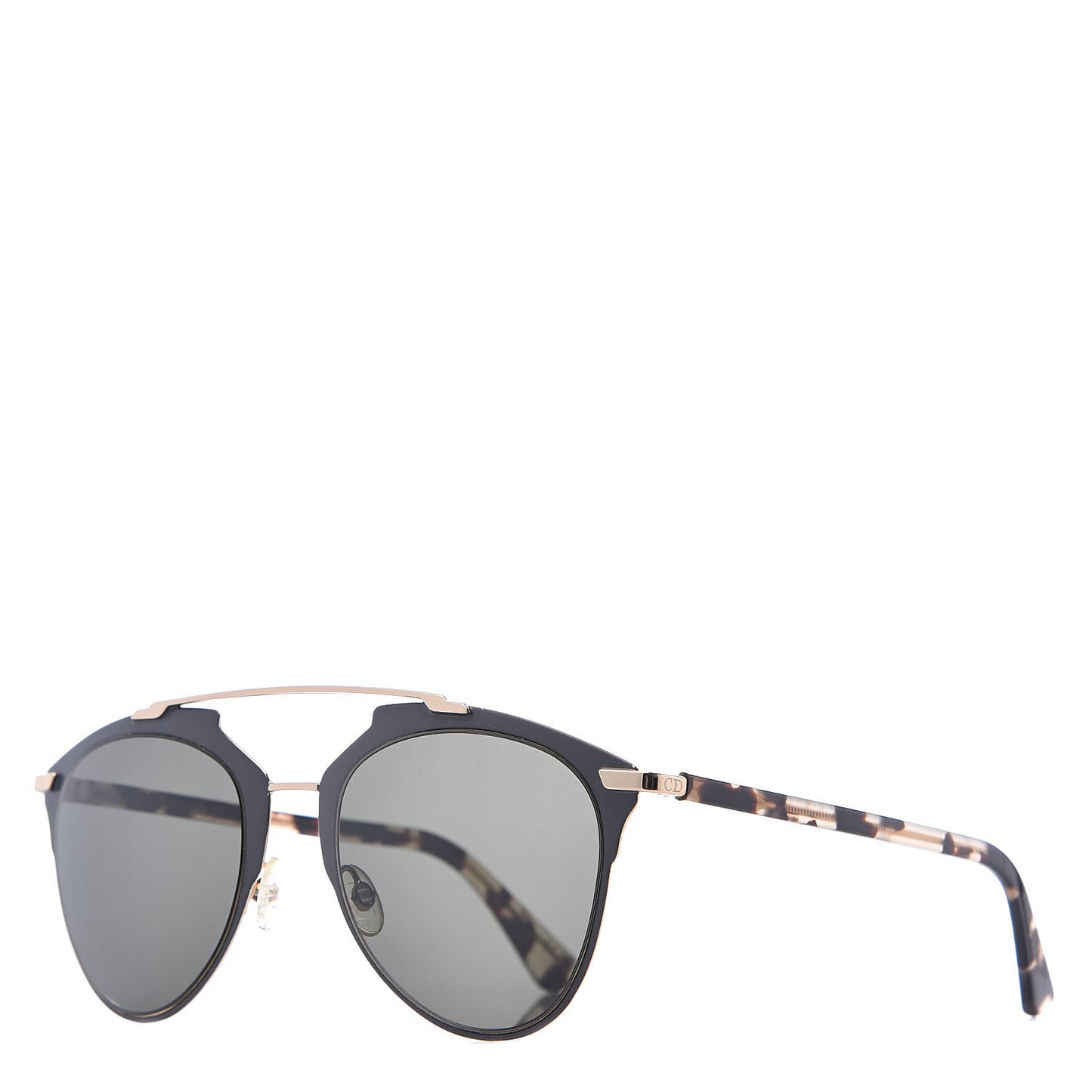 Reflected Sunglasses Black Tortoise