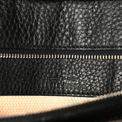 Gucci Cellarius Calfskin Bamboo Daily Top Handle Bag Black 6 of 10