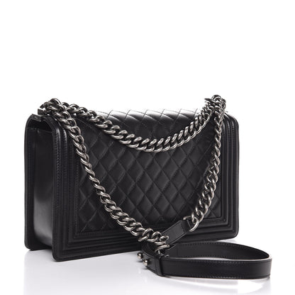 Chanel Lambskin Quilted New Medium Boy Flap Black 3 of 8