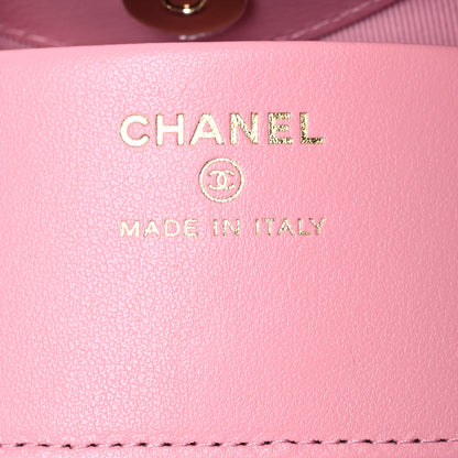 Chanel Shiny Lambskin Quilted Nano 31 Shopping Bag Pink 6 of 11