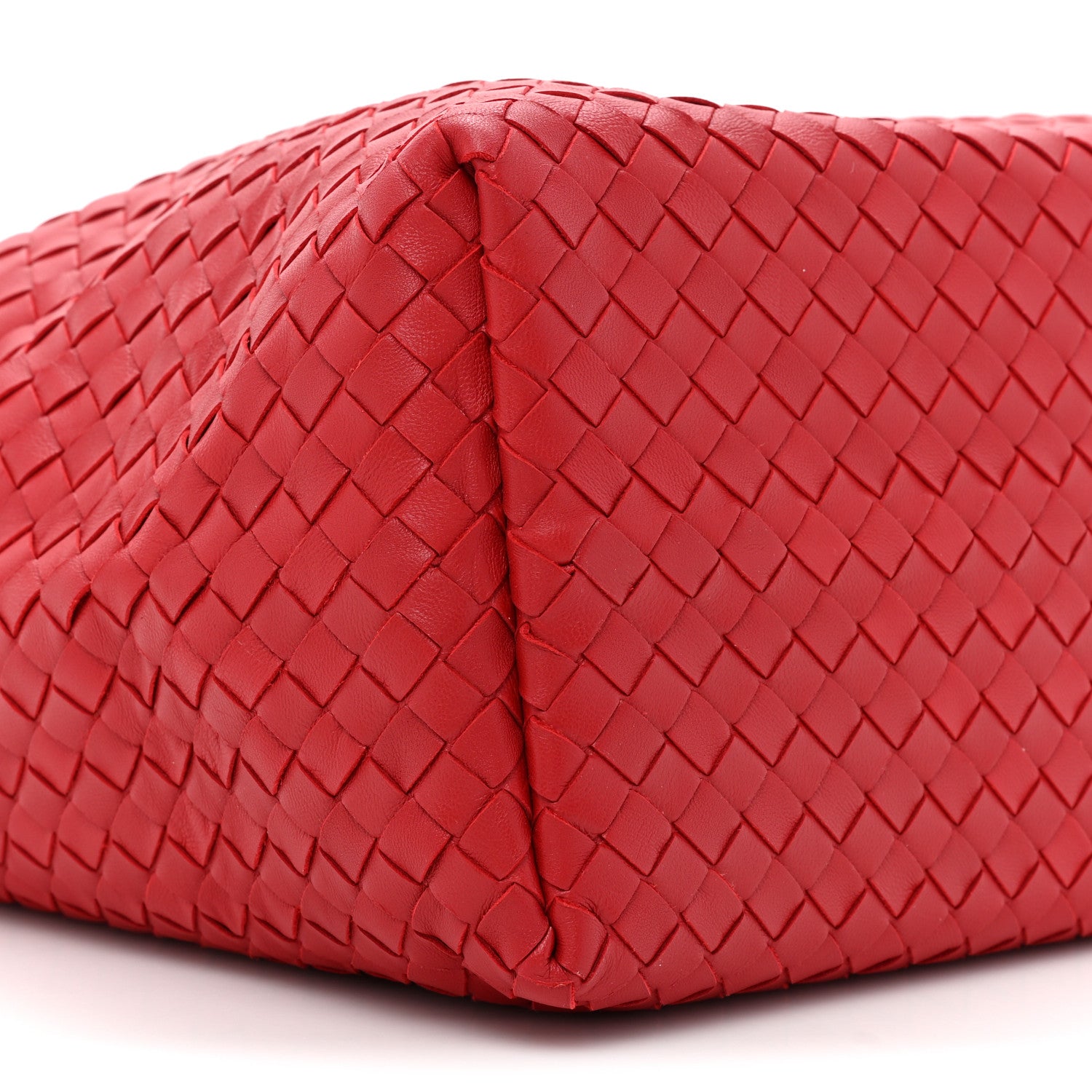 Bottega Veneta Nappa Intrecciato Bella Tote Red 8 of 14