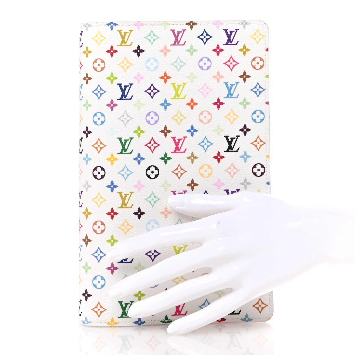 Louis Vuitton LV X TM Monogram Multicolor Emily Notebook Cover MM White 2 of 7