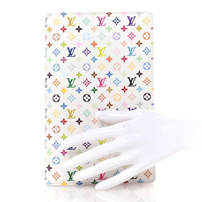Louis Vuitton LV X TM Monogram Multicolor Emily Notebook Cover MM White 2 of 7