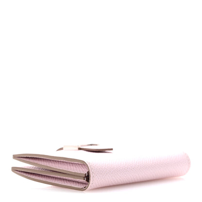 Hermes Epsom Bearn Card Holder Wallet Mauve Pale 4 of 10