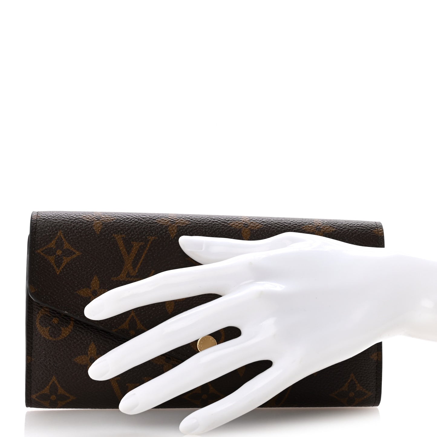 Monogram Sarah Wallet NM Coquelicot Coquelicot