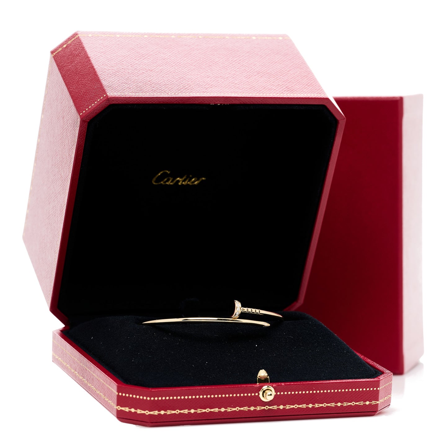 18K Yellow Gold Diamond Small Juste Un Clou Bracelet 18