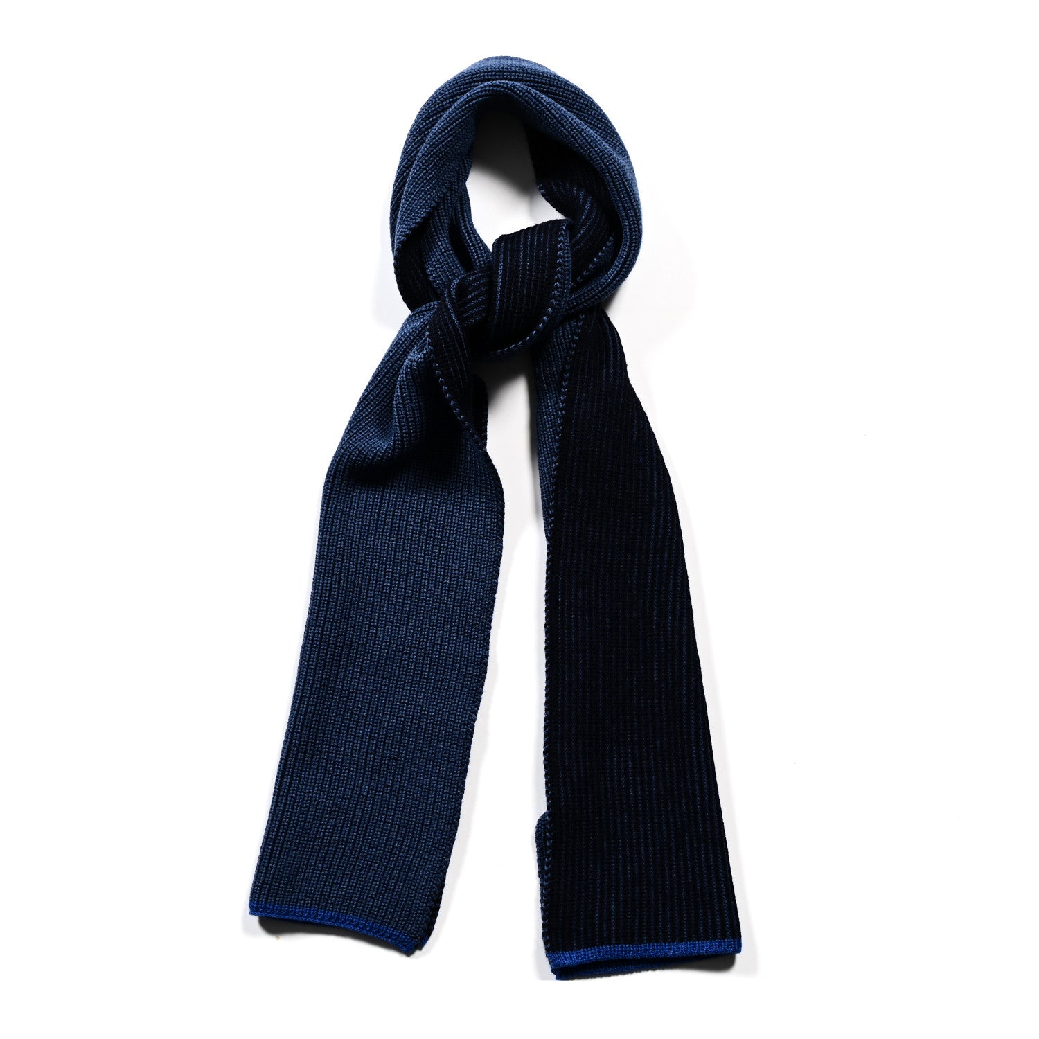 Louis Vuitton Wool Upside Down Scarf Navy Blue 1 of 3