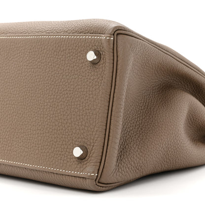 Hermes Togo Kelly Retourne 35 Etoupe 9 of 18
