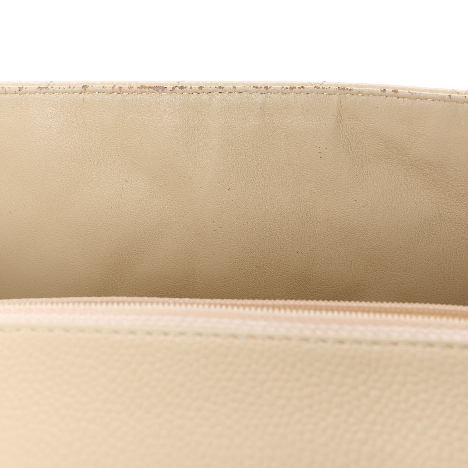 Chanel Caviar Quilted Jumbo Single Flap Beige Clair 12 of 12