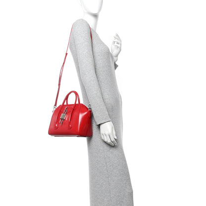 Givenchy Box Calfskin Mini Lock Antigona Shoulder Bag Red 2 of 9