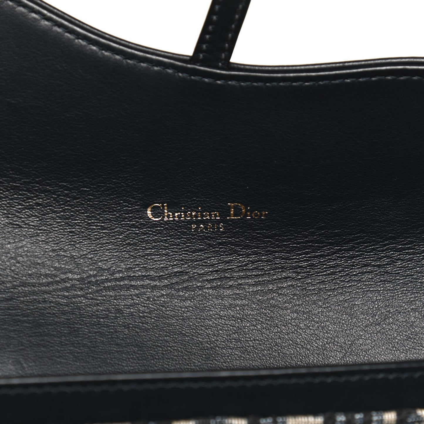 Oblique Saddle Chain Long Wallet Blue