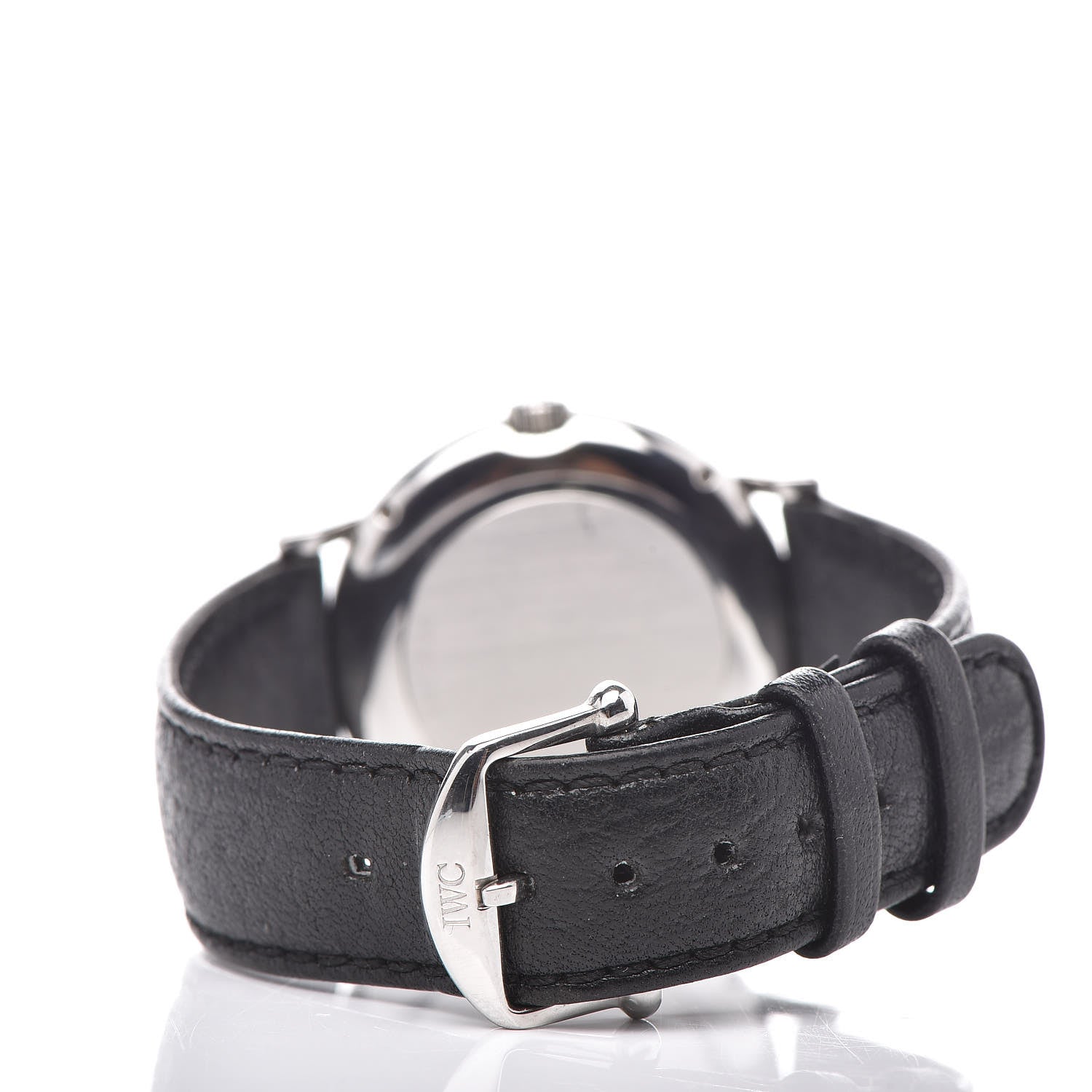 IWC Stainless Steel Calfskin 34mm Portofino Automatic Watch Black IW351326 5 of 6