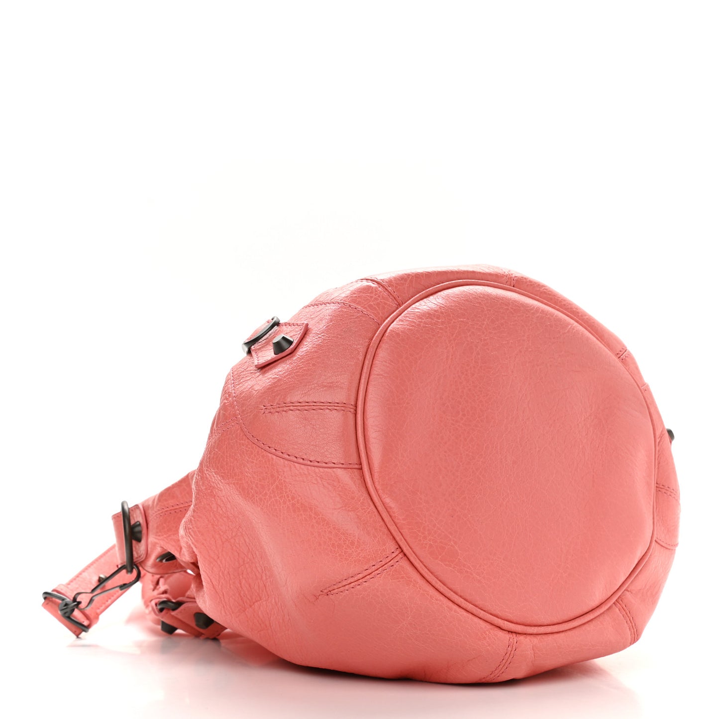 Agneau Classic Hardware Mini Pompon Rose Azalee