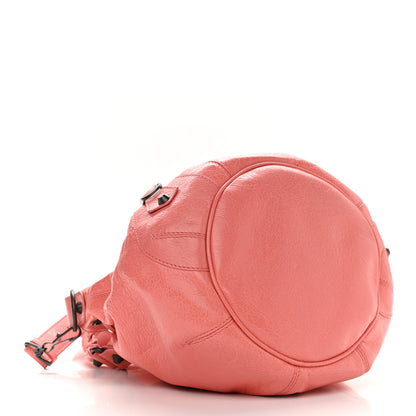 Balenciaga Agneau Classic Hardware Mini Pompon Rose Azalee 4 of 11