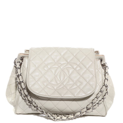 Chanel Caviar Quilted Timeless Accordion Flap White 1 of 7