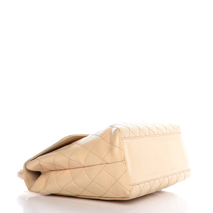 Chanel Caviar Quilted Jumbo Kelly Flap Beige Clair 4 of 19