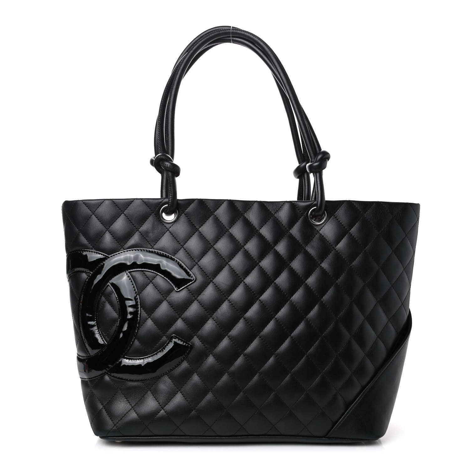 Chanel Calfskin Quilted Large Cambon Tote Black 1 of 4