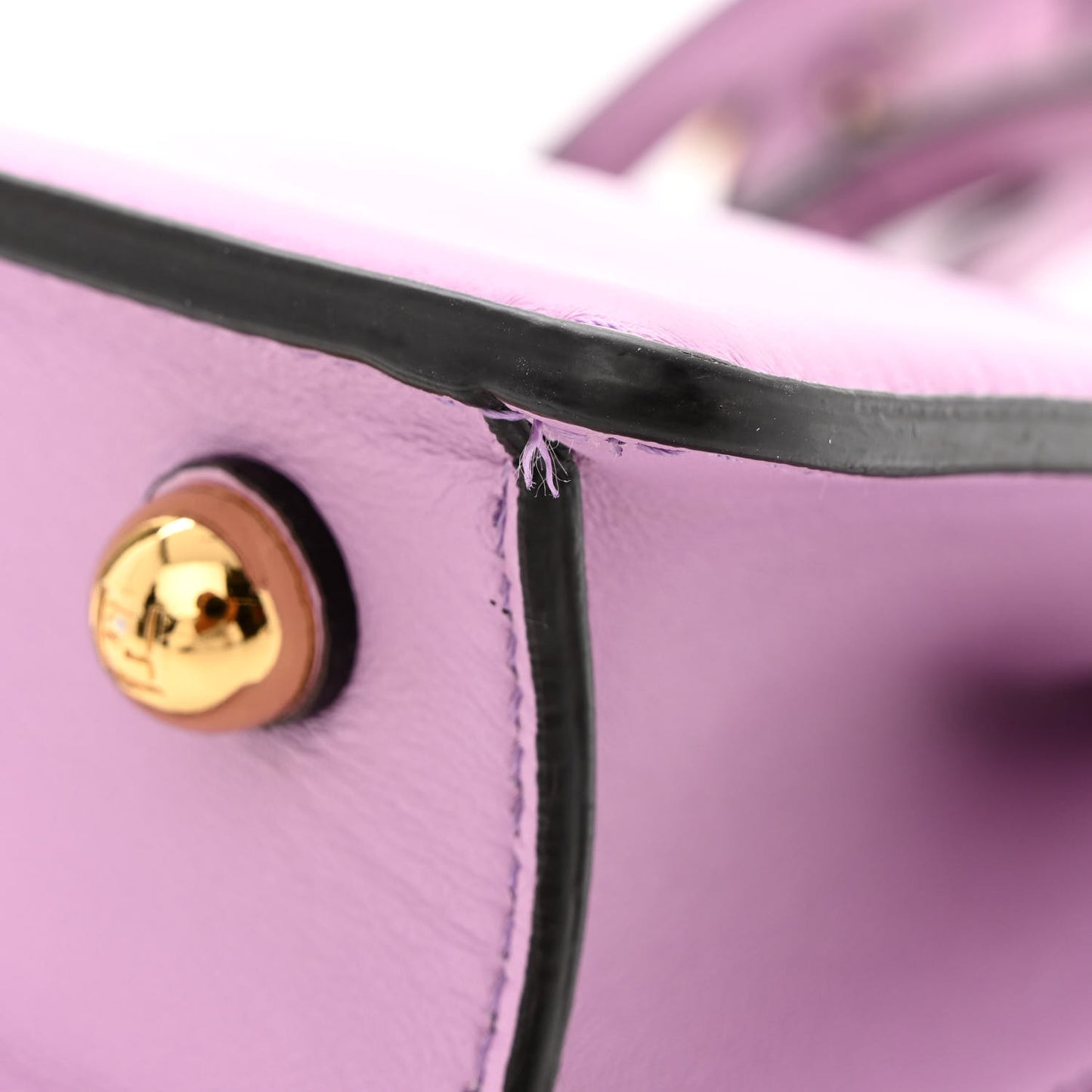 Shiny Nappa Petite Peekaboo I SEE U Satchel Violetta