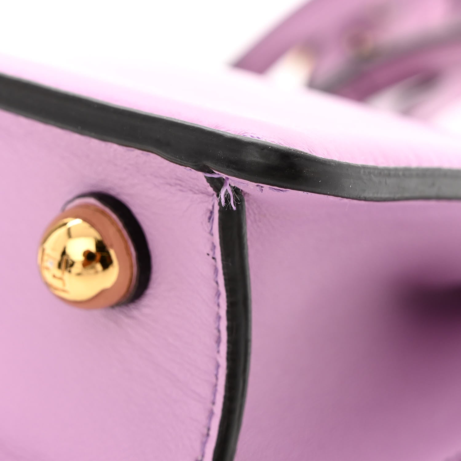 Fendi Shiny Nappa Petite Peekaboo I SEE U Satchel Violetta 12 of 12