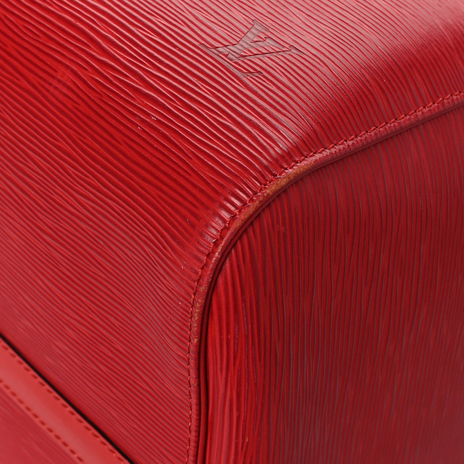 Louis Vuitton Epi Keepall 50 Castillan Red 9 of 13