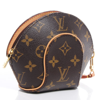 Louis Vuitton Monogram Mini Ellipse Wristlet Clutch 3 of 7