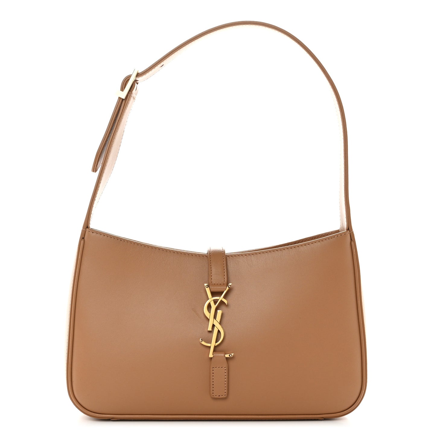 Smooth Calfskin Le 5 A 7 Hobo Brown