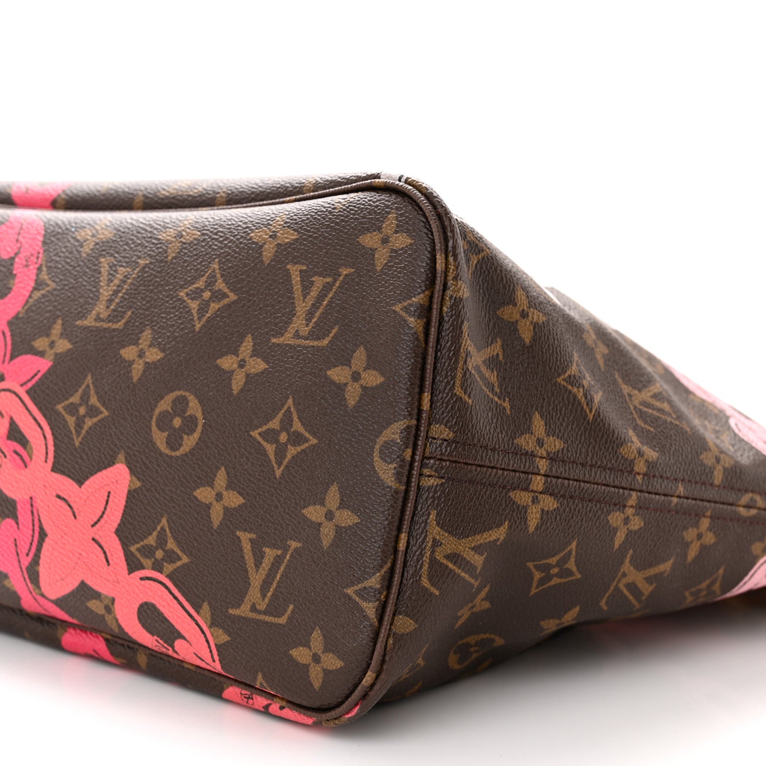 Louis Vuitton Monogram Bay Neverfull MM Rose Ballerine Poppy 11 of 11
