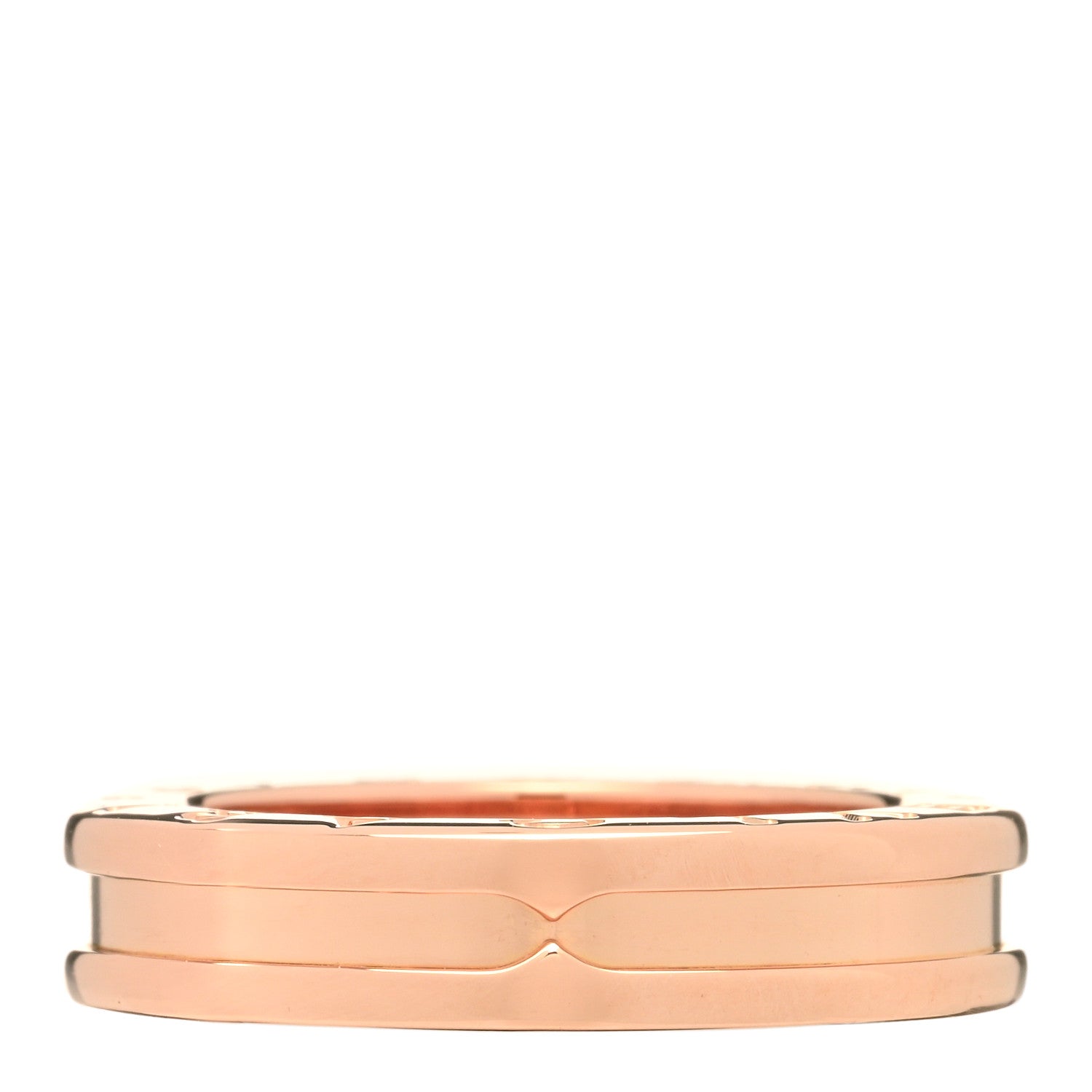 Bulgari 18K Rose Gold B.Zero1 One-Band Ring 51 5.75 1 of 4