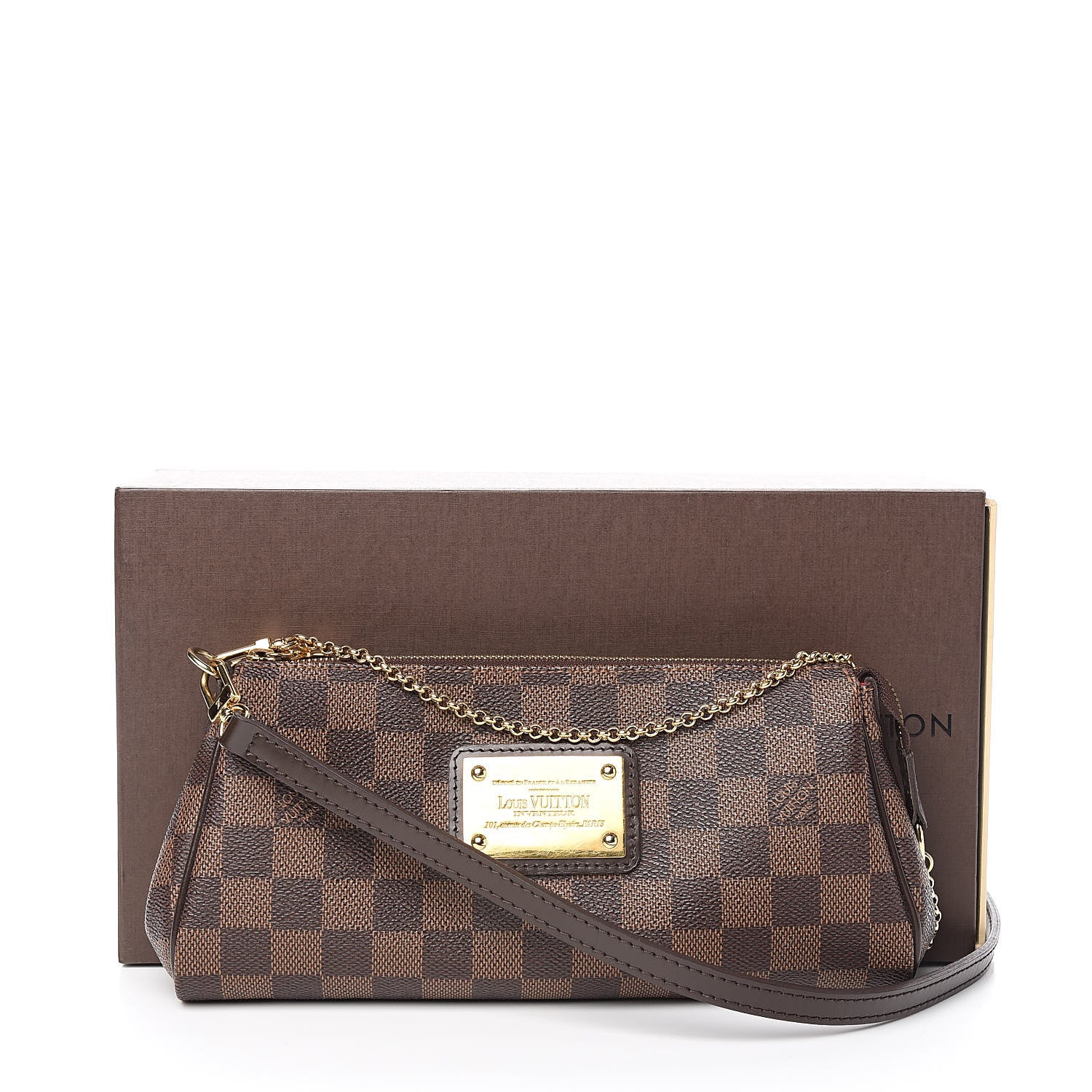 Louis Vuitton Damier Ebene Eva Clutch 12 of 12