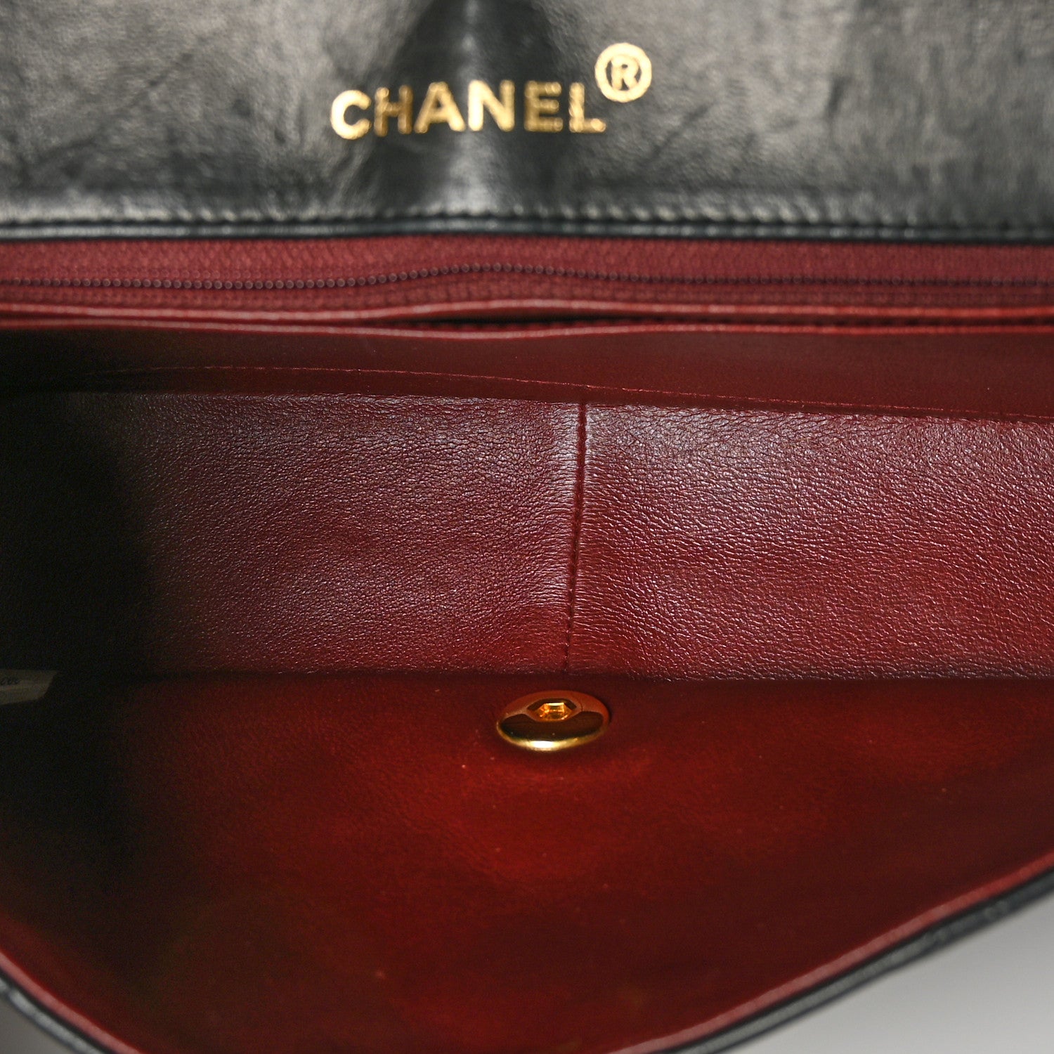 Chanel Lambskin Quilted Medium Single Flap Black 5 of 9