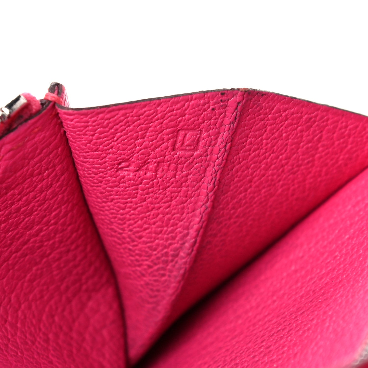 Hermes Chevre Mysore Azap GM Combined Wallet Rose Shocking 8 of 15