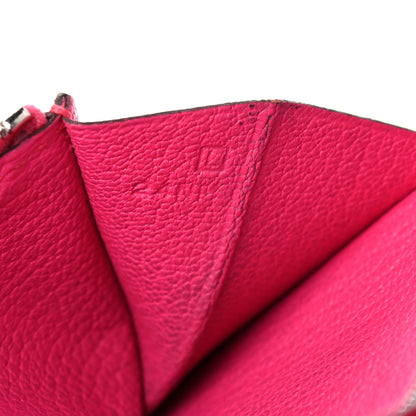 Hermes Chevre Mysore Azap GM Combined Wallet Rose Shocking 8 of 15