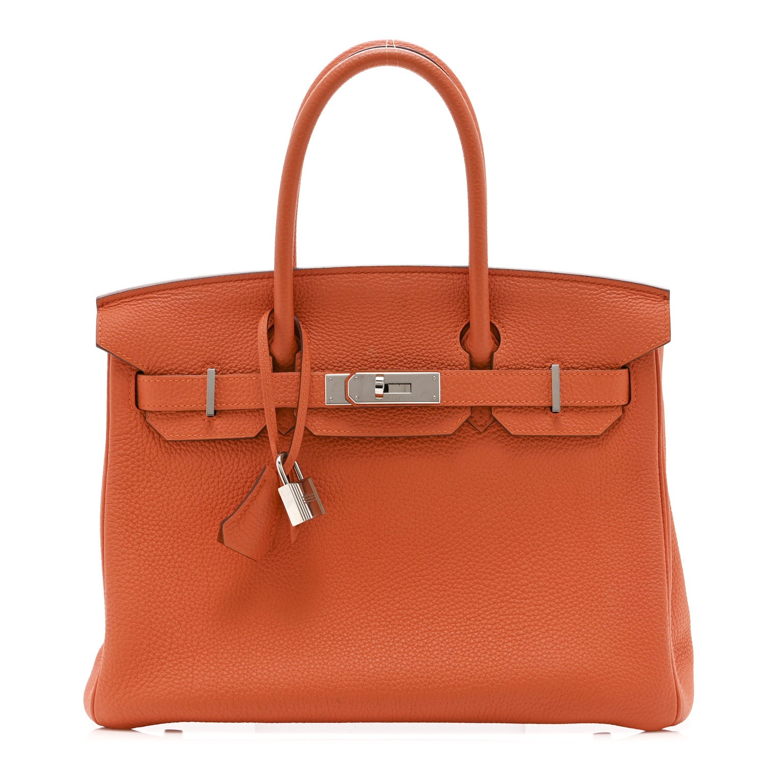 Hermes Togo Birkin 30 Orange 1 of 10