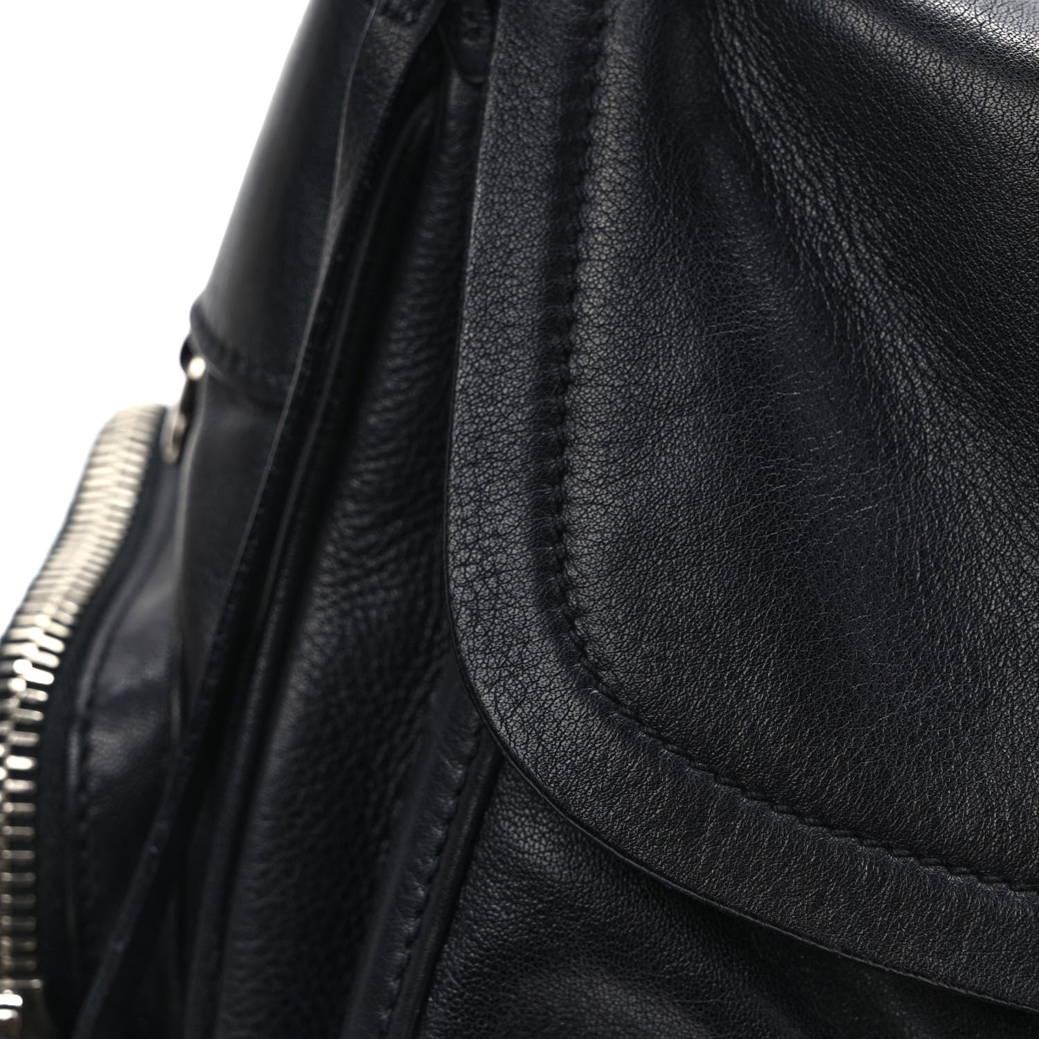 Prada Cervo Antik Easy A Foldover Pushlock Flap Shoulder Bag Black 13 of 14
