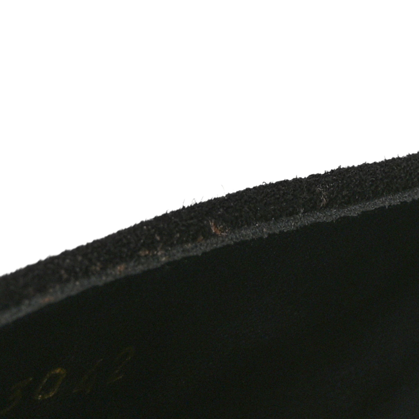 Suede Grosgrain Patchwork Over The Knee Boots 38.5 Black