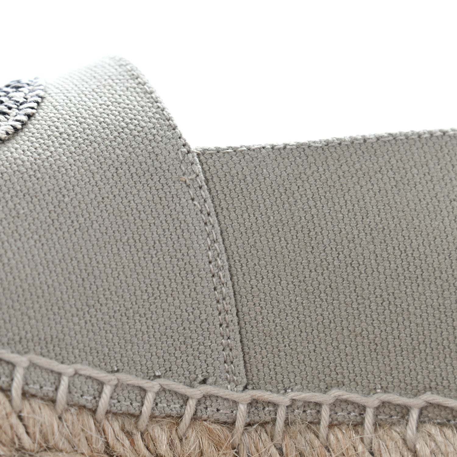 Chanel Canvas Grosgrain CC Espadrilles 38 Beige Black 12 of 12