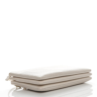 Celine Goatskin Large Trio Crossbody Bag White 4 of 7