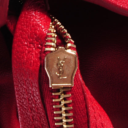 Saint Laurent Sheepskin Medium Cabas ChYc Red 6 of 9
